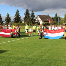 Mecz Łotwa - Luksemburg w Sicienku. UEFA Development U15