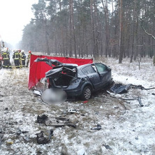 Wyjaśnianie przyczyn śmiertelnego wypadku. 32-latek zginął na miejscu 